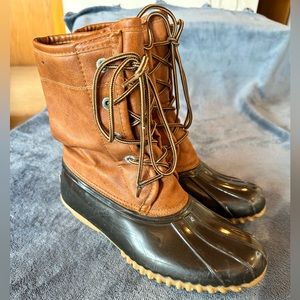 LL Bean Women’s Ariana Original Duck Boots Sz 9.5